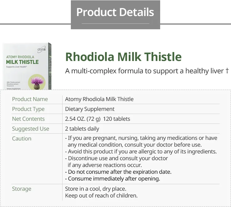 Rhodiola Milk Thistle