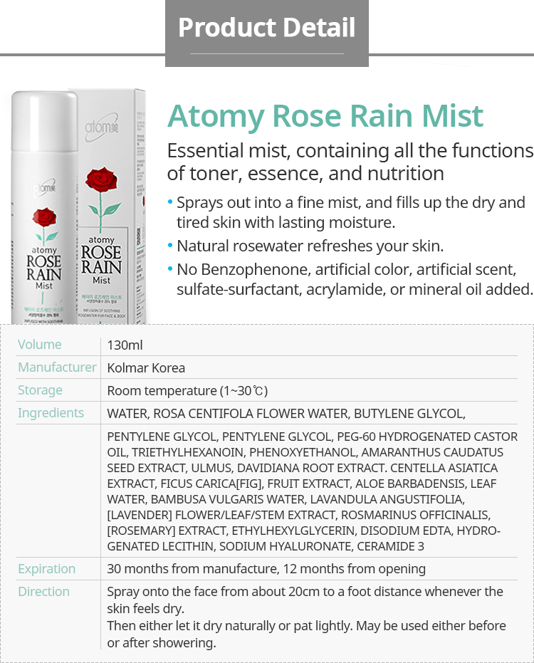 Rose Rain Mist